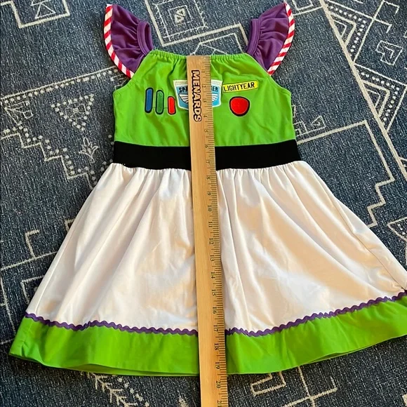 Kids Toy Story Buzz Lightyear Costume Dress - Picture 6 of 11